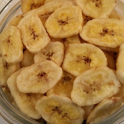 Bananes sucrées tranchées biologiques (taxable)