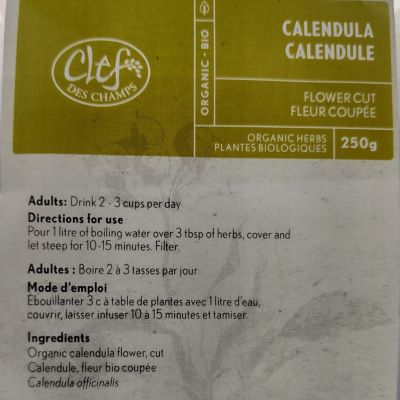 Calendule, fleurs coupées