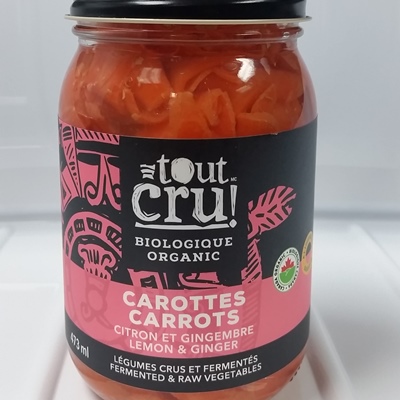 Tout Cru - Carottes citron gingembre biologique