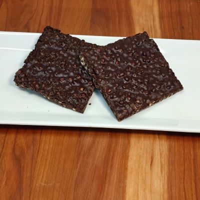 Carré Chocolat noir - quinoa & café équitable tx