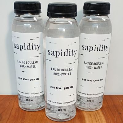 Eau de bouleau sauvage du Québec