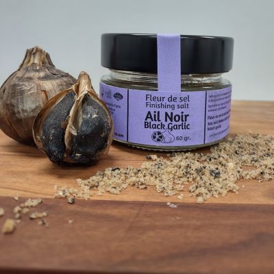 Fleur de sel à l'ail noir