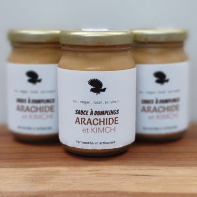 Jardins en mouvement - Sauce à Dumplings arachide et Kimchi