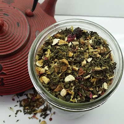 Tisane menthe, gingembre et lime, bio et équitable