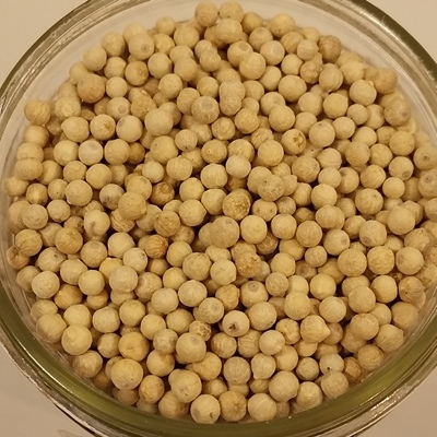 Poivre blanc en grain bio et équitable