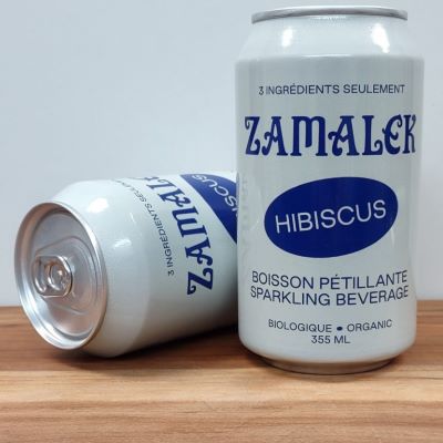 Zamalek - Boisson pétillante - Hibiscus et menthe bio