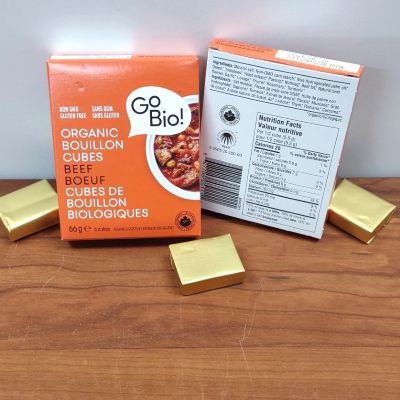 GoBio - Cubes de bouillon biologiques - Boeuf