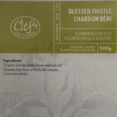 Chardon béni (fleur & feuille coupée)