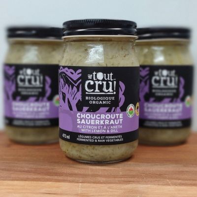 Tout Cru - Choucroute citron & aneth biologique