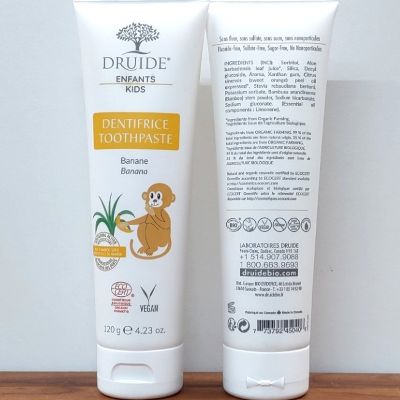 Druide enfant biologique - Dentifrice Banane