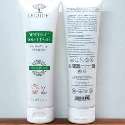 Druide biologique - Dentifrice Menthe Citron