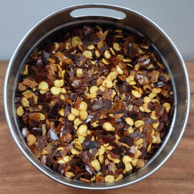 Piment chili broyé