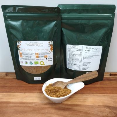 Pulpe et pépin d'argousier broyés biologique