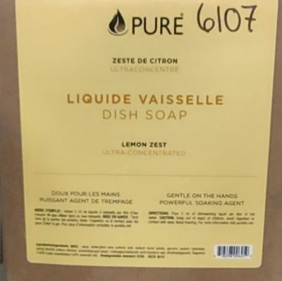PURE - Savon vaisselle - Zeste de citron - Vrac