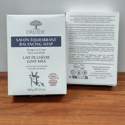 Druide - Barre de savon lait de chèvre bio