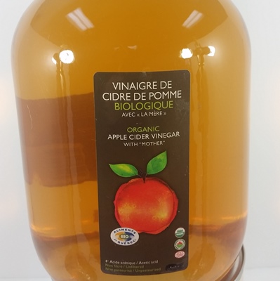Vinaigre de cidre de pomme biologique QC
